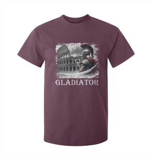 Gladiator Roman Warrior Colosseum T Shirt For Kid TS09 Maroon Print Your Wear