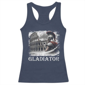 Gladiator Roman Warrior Colosseum Racerback Tank Top TS09 Navy Print Your Wear