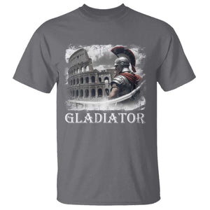 Gladiator Roman Warrior Colosseum T Shirt TS09 Charcoal Print Your Wear