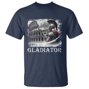 Gladiator Roman Warrior Colosseum T Shirt TS09 Navy Print Your Wear