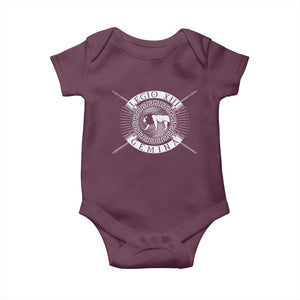 Roman Legion Baby Onesie Legio XIII Gemina Roma Warrior TS09 Maroon Print Your Wear