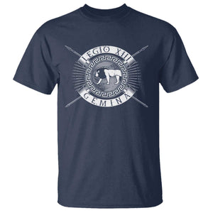 Roman Legion T Shirt Legio XIII Gemina Roma Warrior TS09 Navy Print Your Wear