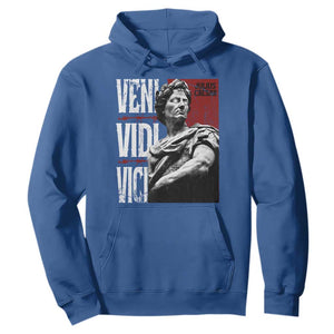 Julius Caesar Hoodie Veni Vidi Vici Latin Roman History TS09 Royal Blue Print Your Wear