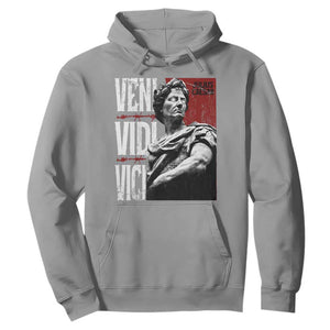 Julius Caesar Hoodie Veni Vidi Vici Latin Roman History TS09 Sport Gray Print Your Wear