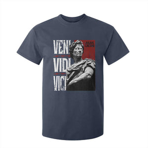Julius Caesar T Shirt For Kid Veni Vidi Vici Latin Roman History TS09 Navy Print Your Wear