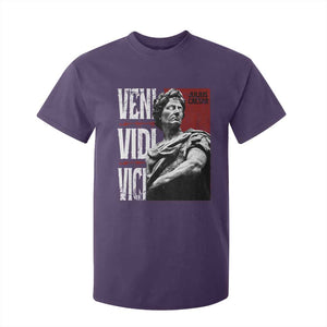 Julius Caesar T Shirt For Kid Veni Vidi Vici Latin Roman History TS09 Purple Print Your Wear