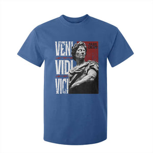 Julius Caesar T Shirt For Kid Veni Vidi Vici Latin Roman History TS09 Royal Blue Print Your Wear