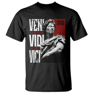 Julius Caesar T Shirt Veni Vidi Vici Latin Roman History TS09 Black Print Your Wear