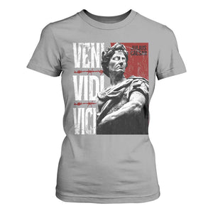 Julius Caesar T Shirt For Women Veni Vidi Vici Latin Roman History TS09 Sport Gray Print Your Wear