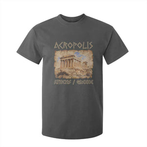 Acropolis Athens Greece Souvenir Greek Parthenon T Shirt For Kid TS09 Dark Heather Print Your Wear