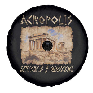 Acropolis Athens Greece Souvenir Greek Parthenon Spare Tire Cover TS09 Print Your Wear
