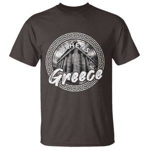 Greece Athens Parthenon Acropolis T Shirt TS09 Dark Chocolate Print Your Wear