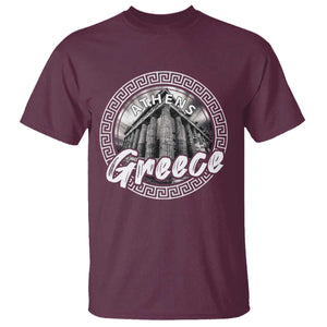 Greece Athens Parthenon Acropolis T Shirt TS09 Maroon Print Your Wear
