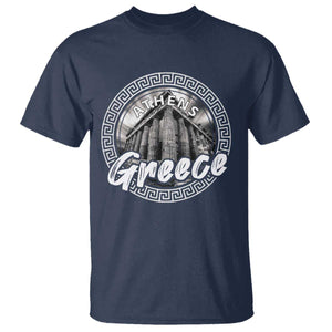 Greece Athens Parthenon Acropolis T Shirt TS09 Navy Print Your Wear