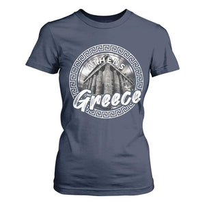 Greece Athens Parthenon Acropolis T Shirt For Women TS09 Navy Print Your Wear