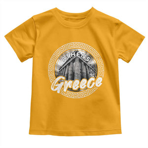 Greece Athens Parthenon Acropolis Toddler T Shirt TS09 Gold Print Your Wear
