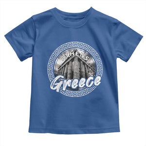 Greece Athens Parthenon Acropolis Toddler T Shirt TS09 Royal Blue Print Your Wear