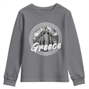 Greece Athens Parthenon Acropolis Youth Sweatshirt TS09 Charcoal Print Your Wear