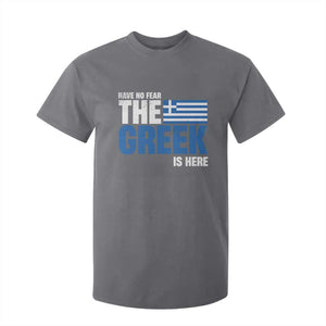 Proud Greece T Shirt For Kid Have No Fear The Greek Is Here TS09 Charcoal Print Your Wear