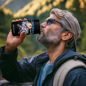 Funny Greek Boy 4 in 1 Can Cooler Tumbler Greek And Proud Dabbing TS09 Print Your Wear