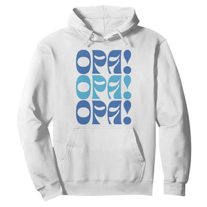Greek Oops Opa Hoodie TS09 White Print Your Wear