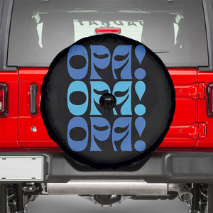 Greek Oops Opa Spare Tire Cover TS09 Black Print Your Wear