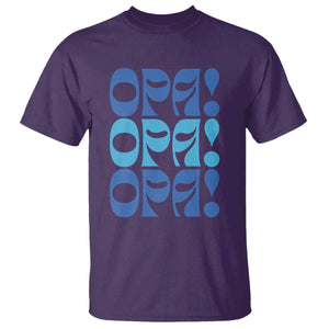 Greek Oops Opa T Shirt TS09 Purple Print Your Wear