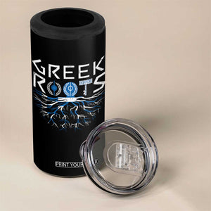 Greek Roots Pride 4 in 1 Can Cooler Tumbler TS09 Print Your Wear