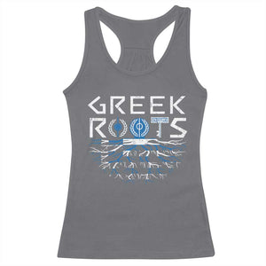 Greek Roots Pride Racerback Tank Top TS09 Charcoal Print Your Wear