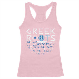 Greek Roots Pride Racerback Tank Top TS09 Light Pink Print Your Wear