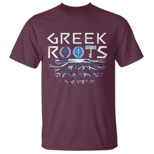 Greek Roots Pride T Shirt TS09 Maroon Print Your Wear