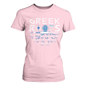 Greek Roots Pride T Shirt For Women TS09 Light Pink Print Your Wear