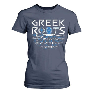 Greek Roots Pride T Shirt For Women TS09 Navy Print Your Wear