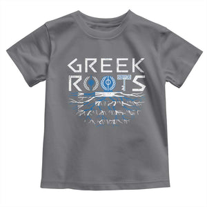 Greek Roots Pride Toddler T Shirt TS09 Charcoal Print Your Wear