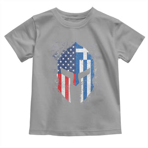 Greek American Pride Toddler T Shirt Greece Spartan Helmet TS09 Sport Gray Print Your Wear