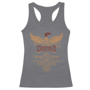 Odysseus World Tour Racerback Tank Top Ancient Greek Epic Mythlogy TS09 Charcoal Print Your Wear