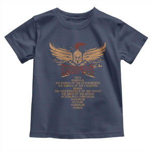 Odysseus World Tour Toddler T Shirt Ancient Greek Epic Mythlogy TS09 Navy Print Your Wear