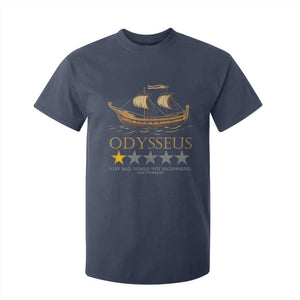Funny Odysseus T Shirt For Kid Very Bad Not Recommend Ancient Greek Mythology Meme TS09 Navy Print Your Wear