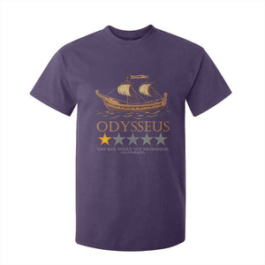 Funny Odysseus T Shirt For Kid Very Bad Not Recommend Ancient Greek Mythology Meme TS09 Purple Print Your Wear