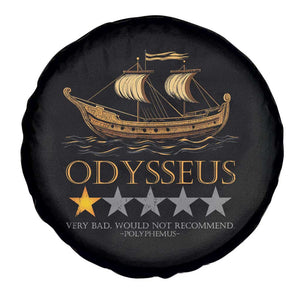 Funny Odysseus Spare Tire Cover Very Bad Not Recommend Ancient Greek Mythology Meme TS09 Print Your Wear