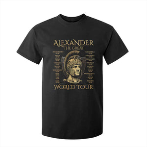 Funny Alexander The Great World Tour T Shirt For Kid Ancient Greek History TS09 Black Print Your Wear