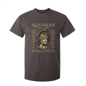 Funny Alexander The Great World Tour T Shirt For Kid Ancient Greek History TS09 Dark Chocolate Print Your Wear