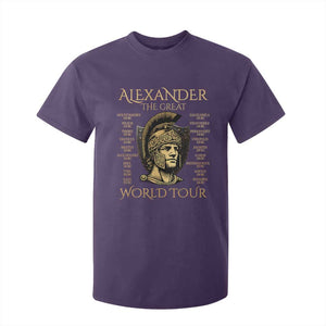 Funny Alexander The Great World Tour T Shirt For Kid Ancient Greek History TS09 Purple Print Your Wear