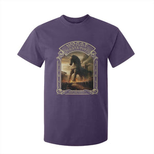 Trojan Horse T Shirt For Kid Ancient Greek Epic Mythlogy History Lover TS09 Purple Print Your Wear