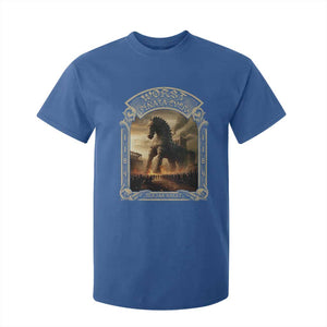 Trojan Horse T Shirt For Kid Ancient Greek Epic Mythlogy History Lover TS09 Royal Blue Print Your Wear