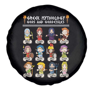 Greek Mythology Spare Tire Cover Gods And Goddesses TS09 Print Your Wear