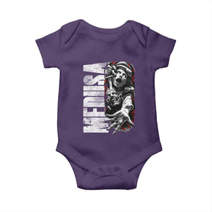 Greek Mythology Medusa Baby Onesie TS09 Purple Print Your Wear