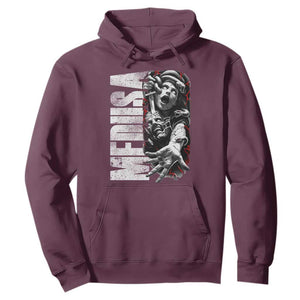 Greek Mythology Medusa Hoodie TS09 Maroon Print Your Wear