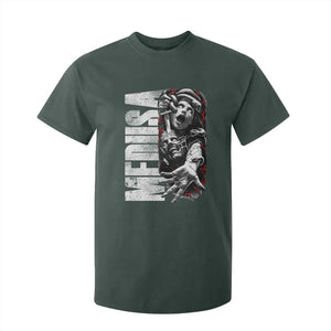 Greek Mythology Medusa T Shirt For Kid TS09 Dark Forest Green Print Your Wear