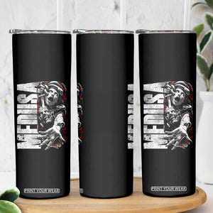Greek Mythology Medusa Skinny Tumbler TS09 Print Your Wear